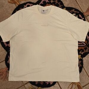 🔥🔥 Y2K Adidas Men'sWhite Short Sleeve Tee🔥🔥Size XXL